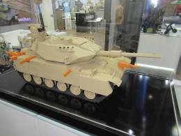 El M-60 modernizado, sin su caracterstica cpula para el jefe pero con una aparatosa RWS (autor)