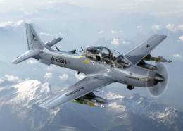 El renovado A-29 Super Tucano, el A-29N (Foto Embraer)