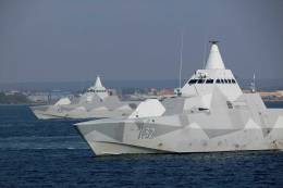 Suecia modernizar� sus 5 corbetas �Visby� y construir� otras 4 de mayor desplazamiento y prestaciones m�s amplias en temas de guerra antisubmarina y antia�rea. (Andreas Karlsson, Försvarets)