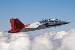 El T-7A ser� el pr�ximo entrenador de la USAF. (Foto Boeing)