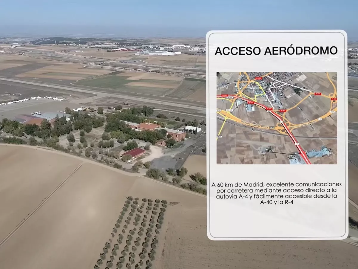 Aeródromo de Ocaña. Foto: SENASA Aeródromo de Ocaña. Foto: SENASA