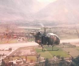 SA318C �Alouette II� del entonces Grupo de Aviaci�n Ligera del Ej�rcito (GALE).