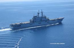 Varios buques con capacidad para llevar aviones estn hoy operativos en la Marina Militare italiana. (Octavio Dez Cmara)