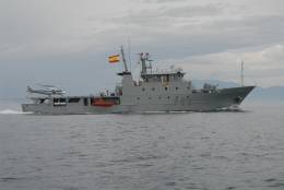 Patrullero "Arnomendi" entrando en Avils (Armada)