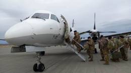 Los SAAB 340B de la FAA transportaron a personal de el EA.