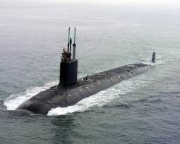 El submarino nuclear de ataque “Virginia” (SSN 774). (Foto US Navy).