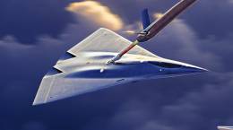 Imag�n digital de la propuesta de Lockheed Martin para el NGAD. (Foto Lockheed Martin)
