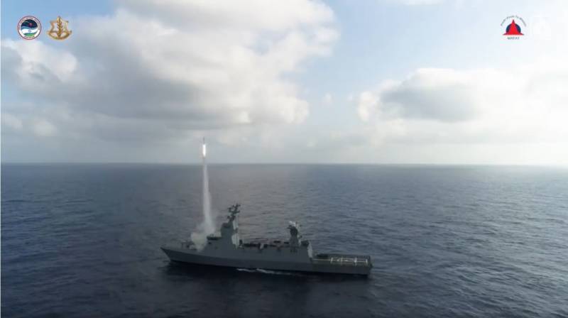 El sistema C-Dome en accin (Ministerio de Defensa de Israel)