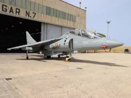 La Flotilla de Aeronaves de la Armada espaola cuenta con un TAV-8B, encuadrado en su Novena Escuadrilla. Foto: Julio Maz