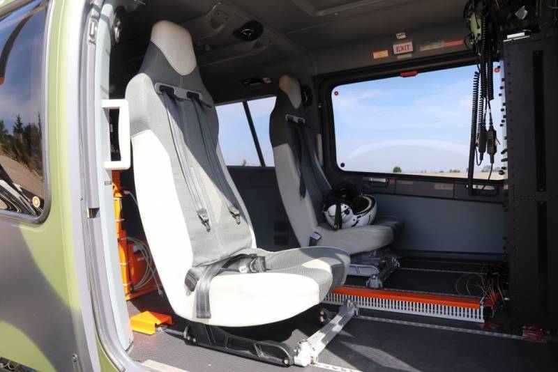 La amplia cabina del H415M puede transportar hasta 10 pasajeros. (foto Julio Maíz) La amplia cabina del H415M puede transportar hasta 10 pasajeros. (foto Julio Maíz)