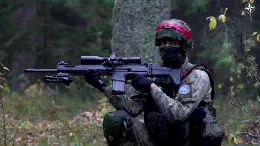 Soldado de la brigada de infantería mecanizada Iron Wolf lituana. Foto: OTAN Soldado de la brigada de infantería mecanizada Iron Wolf lituana. Foto: OTAN