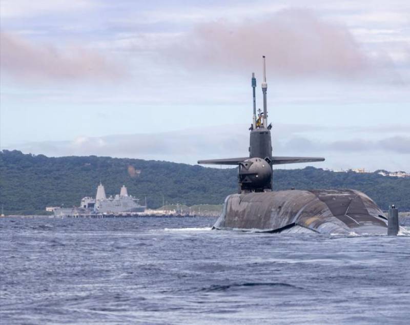 El submarino de la clase Ohio, USS “Michigan” (SSGN-727). (Foto US Navy) El submarino de la clase Ohio, USS “Michigan” (SSGN-727). (Foto US Navy)