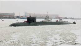El submarino ruso �Podmoskovye� (BS-64), desde el que se podr�an lanzar minisubmarinos con los que atacar infraestructuras submarinas.