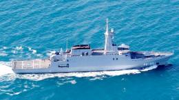 Uno de los OPV, de facto una corbeta, entregadas por Navantia a Venezuela. (foto Navantia)