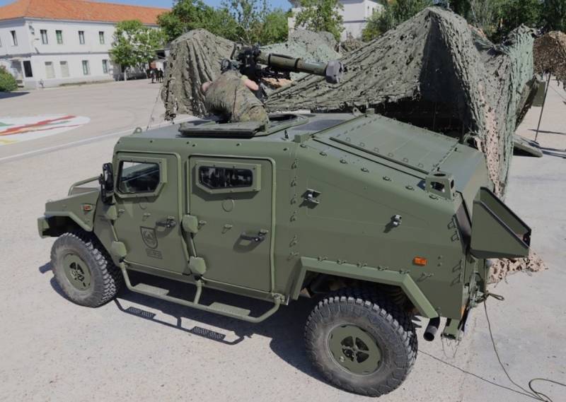 Uno de los VAMTAC ST5 de la Compañía Contracarro del Batallón del CG de la Brigada “Guadarrama” XII. (Foto Julio Maíz Gutiérrez) Uno de los VAMTAC ST5 de la Compañía Contracarro del Batallón del CG de la Brigada “Guadarrama” XII. (Foto Julio Maíz Gutiérrez)