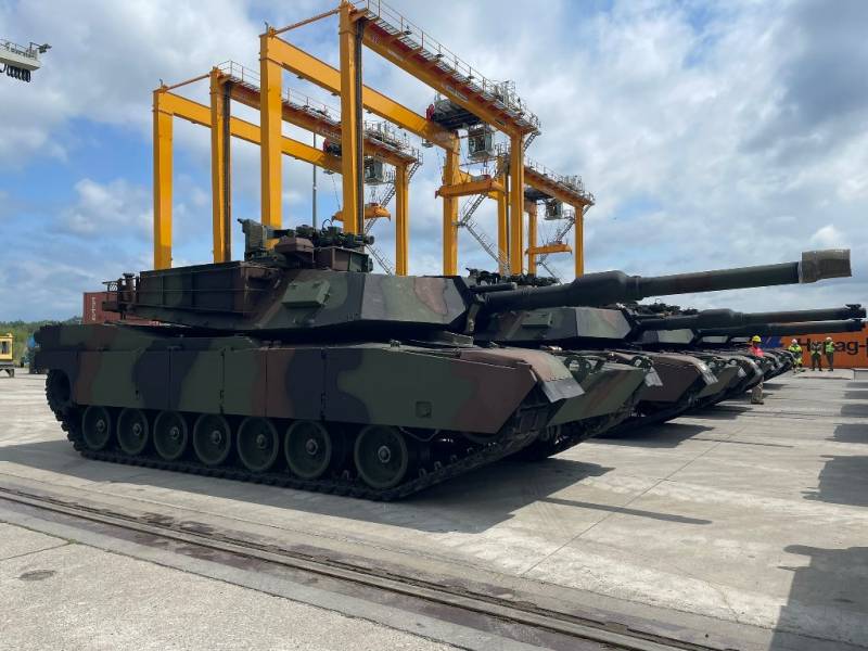 Polonia ha recibido un lote de 14 M1A1FEP Abrams. (foto Ministerio Nacional de Defensa de Polonia)