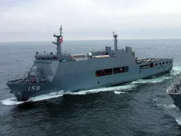 Buque Multiprop�sito BAP Pisco de la Marina de Guerra del Per�.