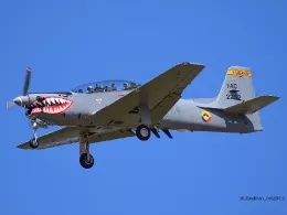 Embraer AT-27M Tucano de la Fuerza A�rea de Colombia. Foto: Jonathan Ortiz