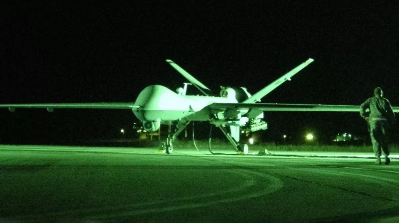 Los MQ-9 Reapers comenzaron a volar desde la base aérea de Mirosławiec, Polonia, en mayo en un rol de ISR desarmado (USAF). Los MQ-9 Reapers comenzaron a volar desde la base aérea de Mirosławiec, Polonia, en mayo en un rol de ISR desarmado (USAF).