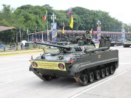Vehículos de combate de infantería BMP-3. Foto: Ministerio del Poder Popular para la Defensa