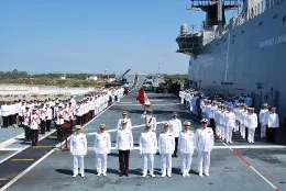 Relevo en el mando de la Fuerza Anfibia y de Desembarco hispano-italiana.