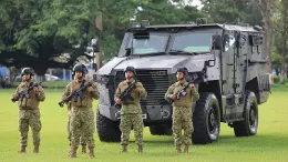 Blindado Hurricane. Foto: Diego Garc�a, diario El Salvador