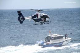 Medios areos y navales patrullan este verano el litoral cataln para incidir en la mayor Seguridad de la ciudadana. (Octavio Dez Cmara)
