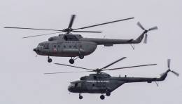 Mi-8MTV-1 y Mi-171SH Hip H que seran sometidos a overhaul por Helicentro Peru SAC.