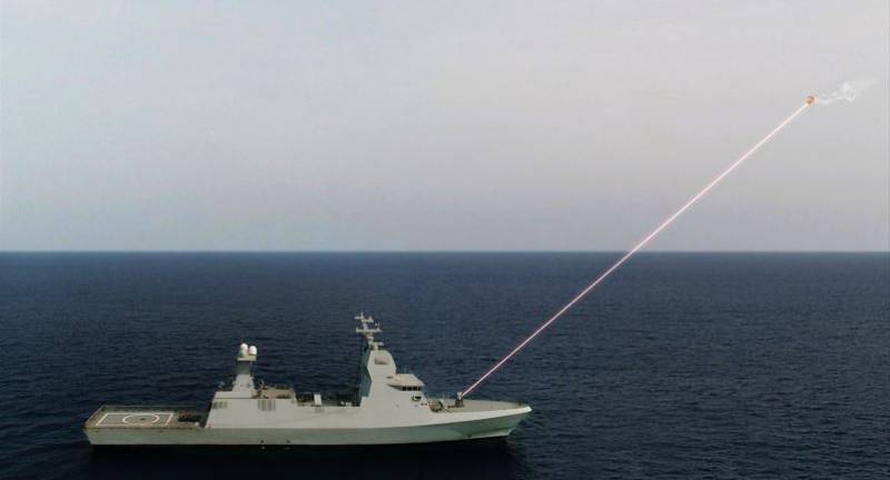 Sistema lser naval Iron Beam (Rafael)