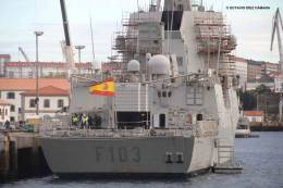 Cada una de las fragatas F-100 ha costado, de media, 565 millones de euros y, en principio, cada una de las F-110 requerir una cifra de 865. (Octavio Dez Cmara)