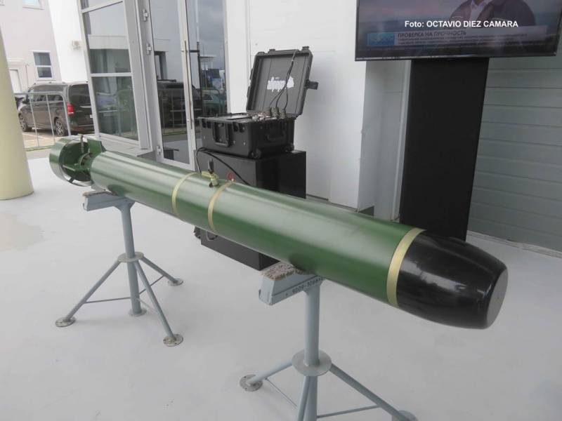 El nuevo torpedo multipropósito ligero ruso UMT . (Octavio Díez Cámara) El nuevo torpedo multipropósito ligero ruso UMT . (Octavio Díez Cámara)