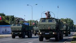 Una de las �ltimas incorporaciones del Ej�rcito polaco son los lanzacohetes m�ltiples de dise�o y fabricaci�n estadounidense Lockheed Martin HIMARS.