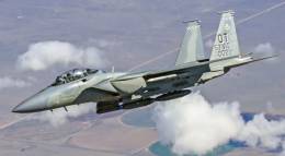 El nuevo F-15EX, con las marcas de la USAF. (foto Boeing)