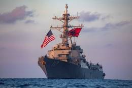 El destructor USS “Paul Ignatius”, que está basado en Rota (Cádiz). (foto US Navy)