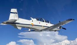 T-6C Texan II de la Fuerza A�rea de Colombia.