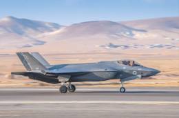 Uno de los actuales F-35I de la IDF, con el nuevo pedido Israel contara con un total de 75 unidades. (foto IDF)