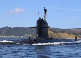 Submarino �Riachuelo� (S40) de la Marina de Brasil.