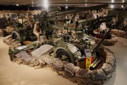 El can de 88 mm alemn, expuesto en el museo de Fayon. (foto Julio Maz Gutirrez)