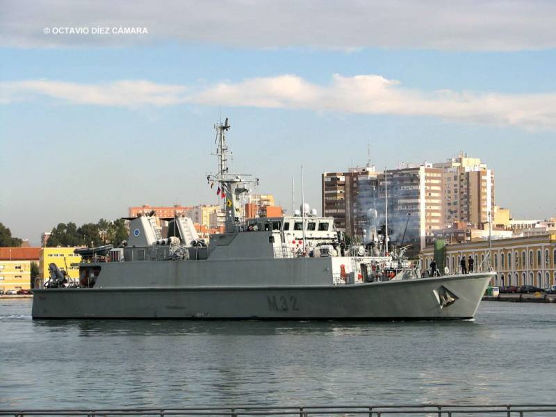 La Armada prev iniciar en 2023 la modernizacin de sus seis cazaminas y completarla en 2026.  (Octavio Dez Cmara)
