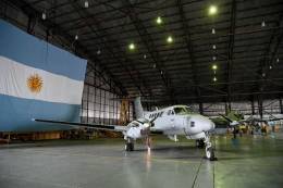 Beechcraft B-200 Huron de la  Fuerza Area Argentina (foto MINDEF argentino)
