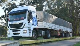 Primera exportacion a Peru de explosivos de FANAZUL