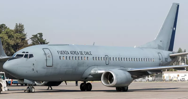Boeing 737 de la Fuerza Aérea de Chile. Foto: Charles Cunliffe Boeing 737 de la Fuerza Aérea de Chile. Foto: Charles Cunliffe