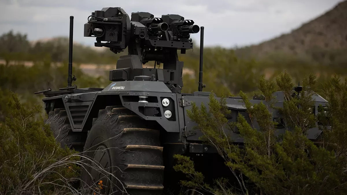 Rheinmetall presenta en Estados Unidos sus sistemas de combate aut�nomos.