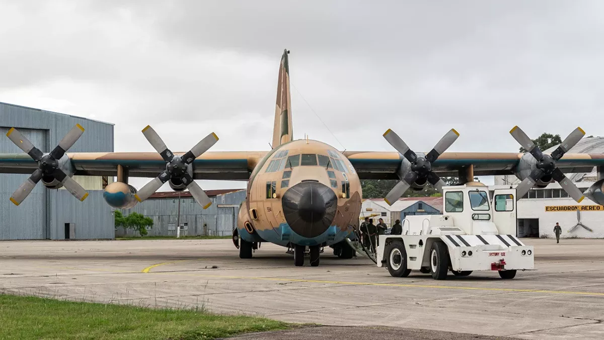Hrcules FAU 594 de la Fuerza Area Uruguaya