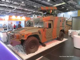 Este veh�culo 4x4 con gran capacidad de fuego es una de esas soluciones brillantes que se ofrecen desde la industria de Brasil. Foto: Octavio D�ez C�mara