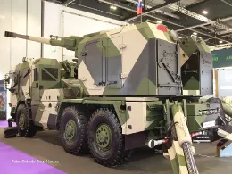 La nueva pieza de 155/52 de Konstrukta Defence aporta tama�o compacto y buen potencial de fuego. Foto: Octavio D�ez C�mara