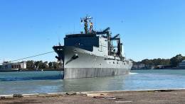 Buque logstico ARA Patagonia de la Armada Argentina.