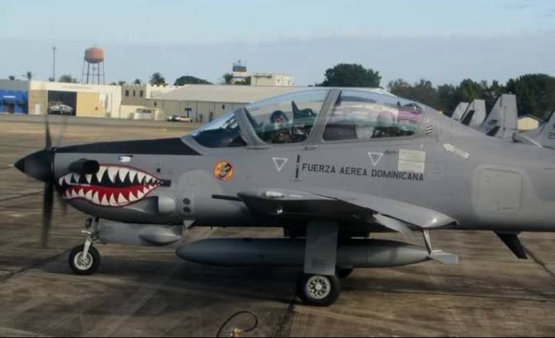 Embraer A-29B Super Tucano del Escuadrón de Combate "Dragones" de la FARD. (Foto: Fuerza Aérea de República Dominicana). Embraer A-29B Super Tucano del Escuadrón de Combate "Dragones" de la FARD. (Foto: Fuerza Aérea de República Dominicana).