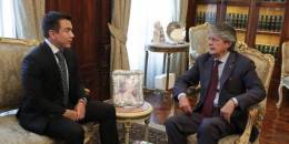 Daniel Noboa y Guillermo Lasso.