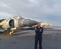 Contralmirante Gonzalo Villar, Comandante del Grupo Anfibio y de Proyecci�n de la Flota de la Armada.